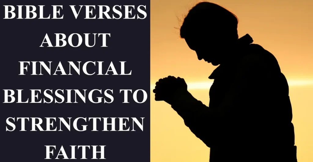 Bible Verses About Financial Blessings to Strengthen Faith