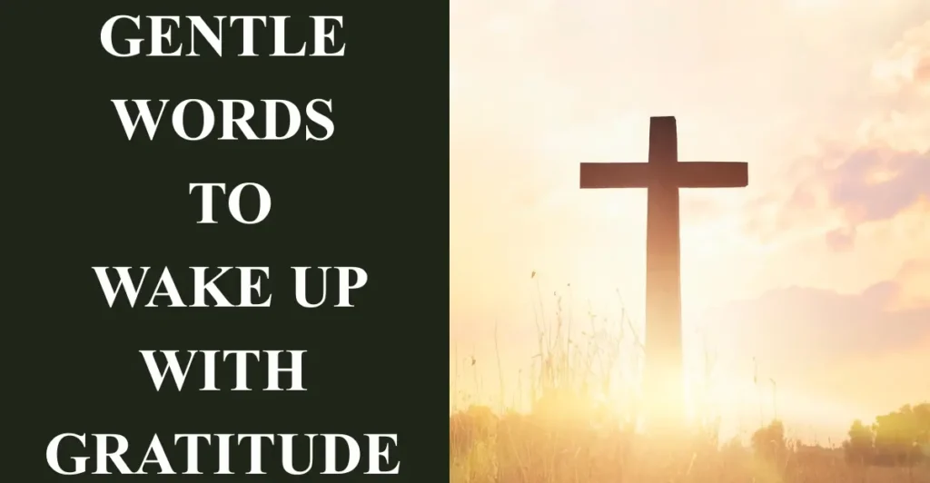 Gentle Words to Wake Up With Gratitude