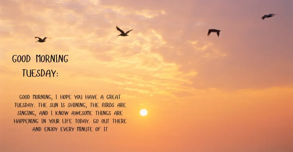 Good Morning Tuesday: