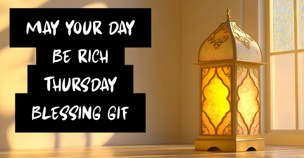 May Your Day Be Rich Thursday Blessing GIF