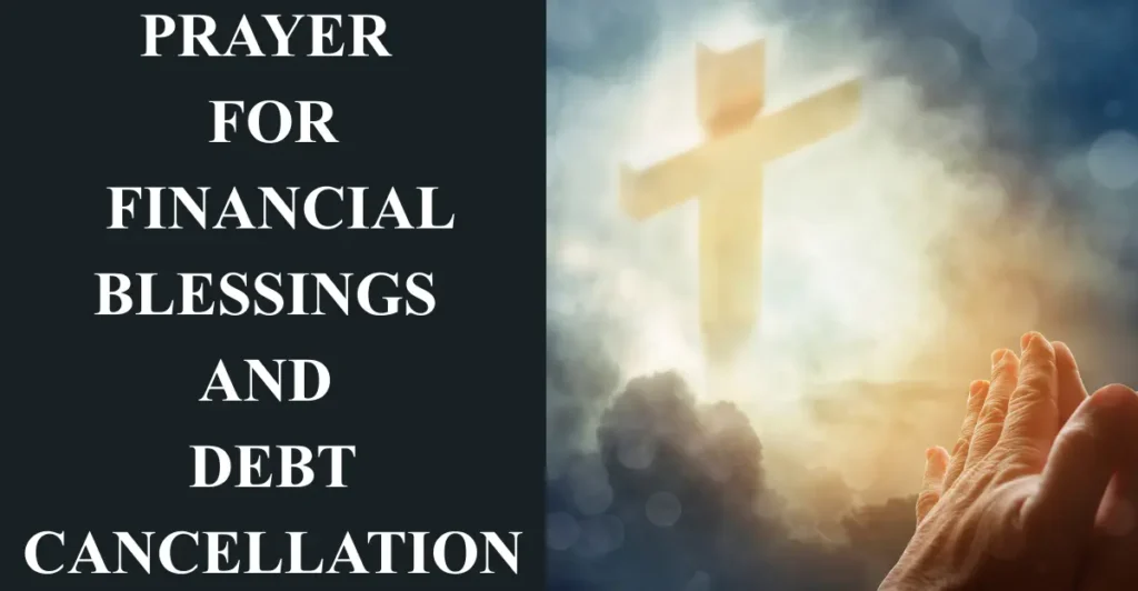 Prayer for Financial Blessings and Debt Cancellation