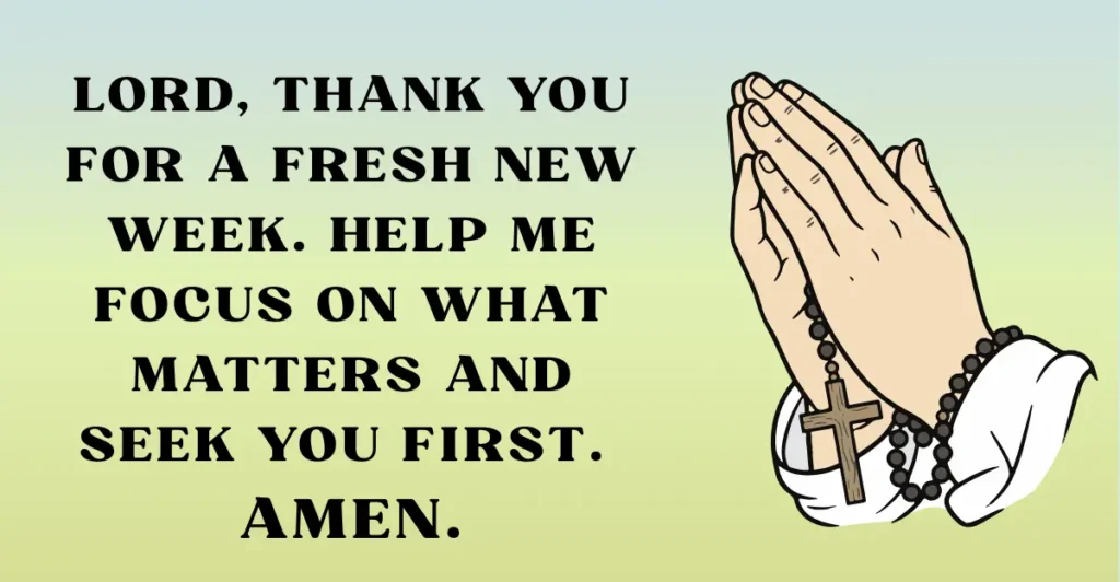 5 Prayers for Monday Morning