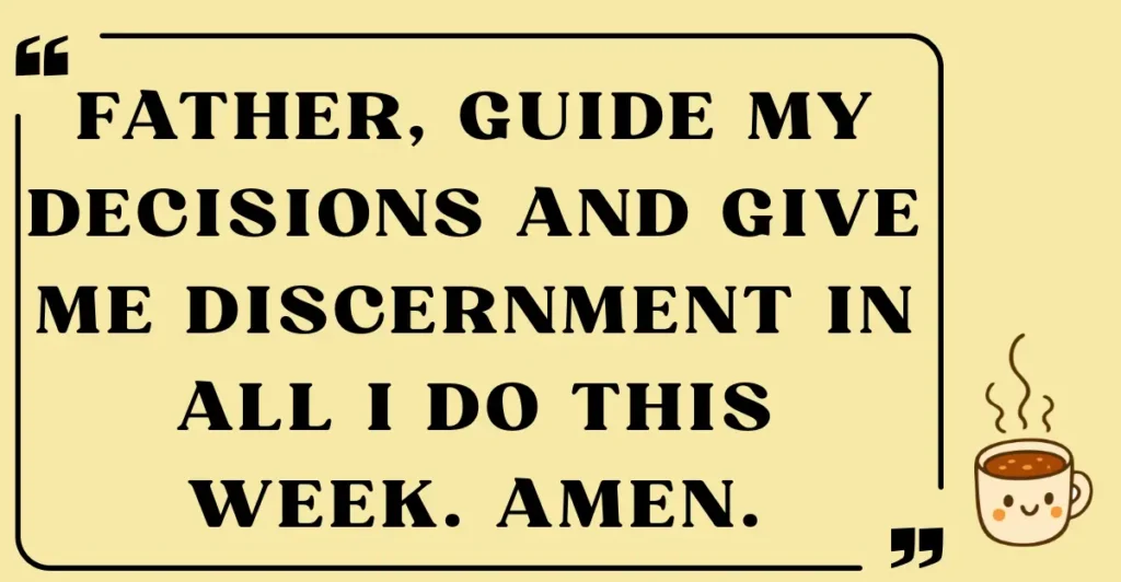 A Monday Prayer for Wise Decision Making
