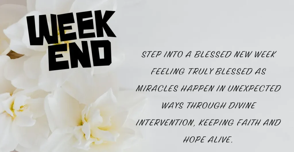 Blessed New Week