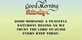 Saturday Morning Blessings: Messages of Joy and Faith in God