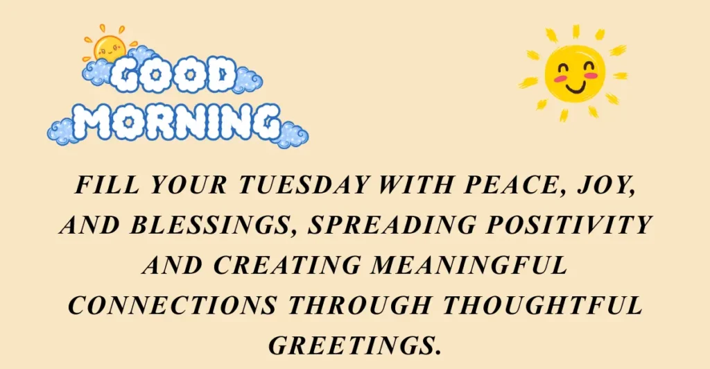 Top 5 Tuesday Morning Greetings