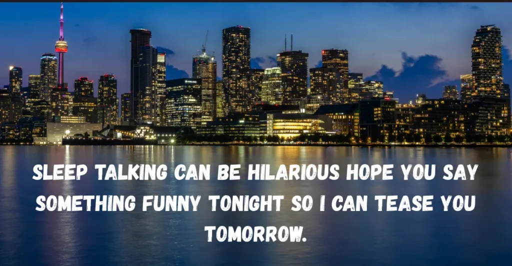 Funny Good Night Messages